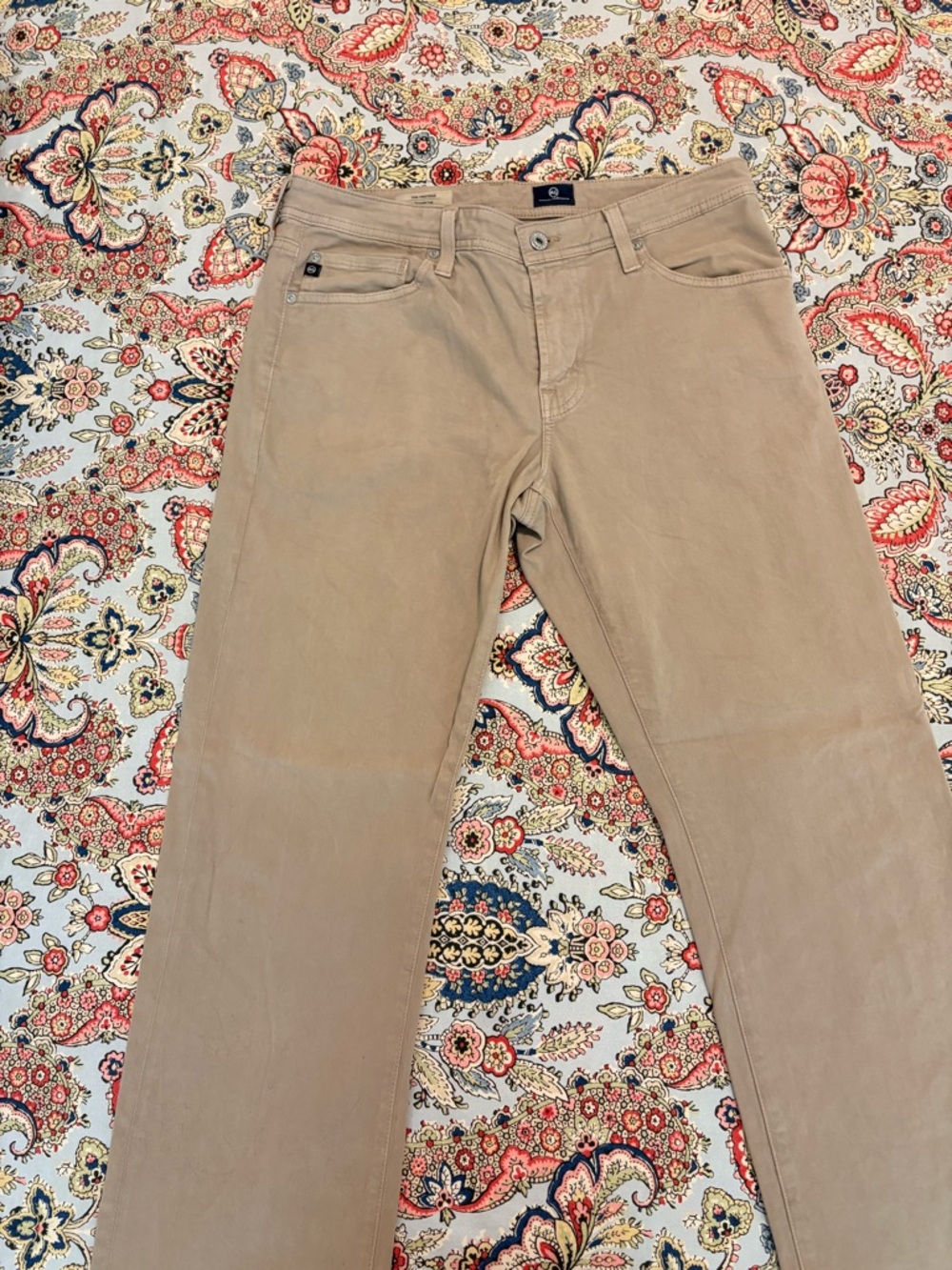 Ag Adriano Goldschmied Tan Chinos